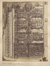 Cattedrale Orvieto Italia Vintage Albumina Ca 1870