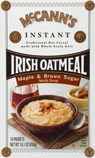 McCann’s Instant Irish Oatmeal Maple Brown Sugar 10 Packets Pack of 12