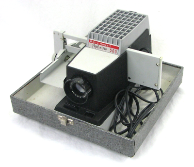 Vintage Bell & Howell PROJECT-OR-VIEW 500 Projector and Case