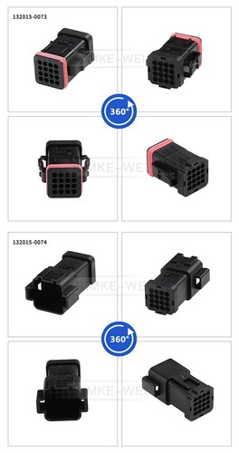 Kit de enchufe conector ITT cañón CTC automático impermeable macho hembra de 16 pines/vía nuevo - Imagen 5 de 5