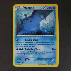 Pokémon TCG Mantine Steam Siege 27/114 Regular Common
