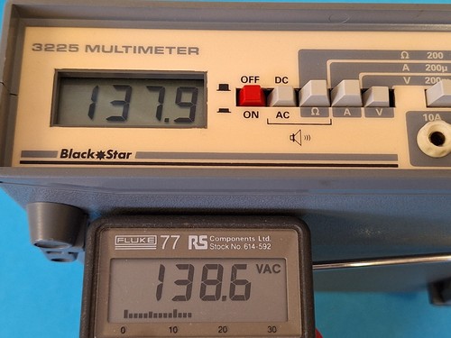 Digital LCD Display Multimeter ~ Blackstar 3225 ~ Battery operated ~ Bench meter - Photo 15/20