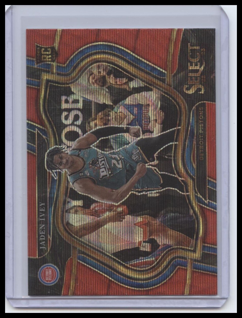 2022-23 Panini Select #298 Jaden Ivey Red Wave Prizms
