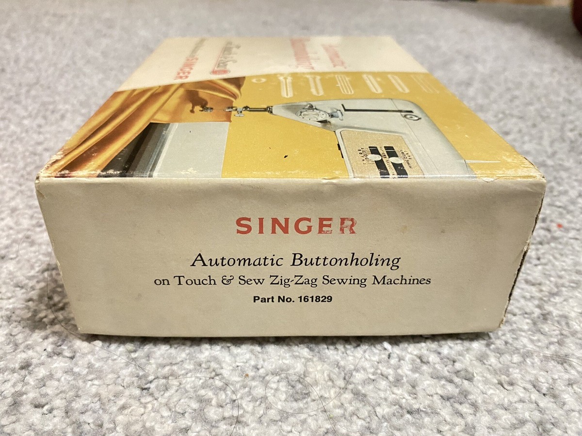 Vintage Singer Automatic Buttonholing 161829 Zig-Zag Sewing