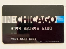 American Express Chicago FAKE Credit Card▪️Collectible Only▪️Your Name Here