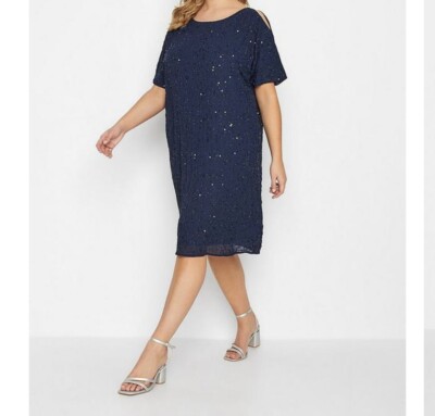 ladies yours dress size 20 Luxe Embellished Cape Dress | eBay UK
