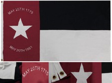 3X5 North Carolina Republic May 20 1775-1861 EMBROIDERED Cotton Flag Banner