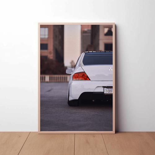 Mitsubishi Evo 8 Artistry Poster #018: High Resolution Iconic Car Art for Your W - Picture 4 of 12