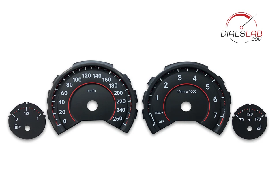 3D for BMW F30 F31 F32 F33 F34 F36 - Speedometer dials from MPH to Km/h Gauges - Image 2 of 4