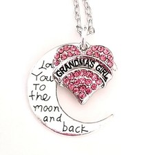 Grandma's Girl Necklace, Granddaughter Gift, Granddaughter Christmas Gift