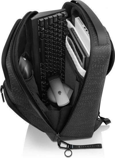 Mochila de viaje duradera extra grande 50L impermeable 17" bolsa para computadora portátil negra Foto 2 de 4