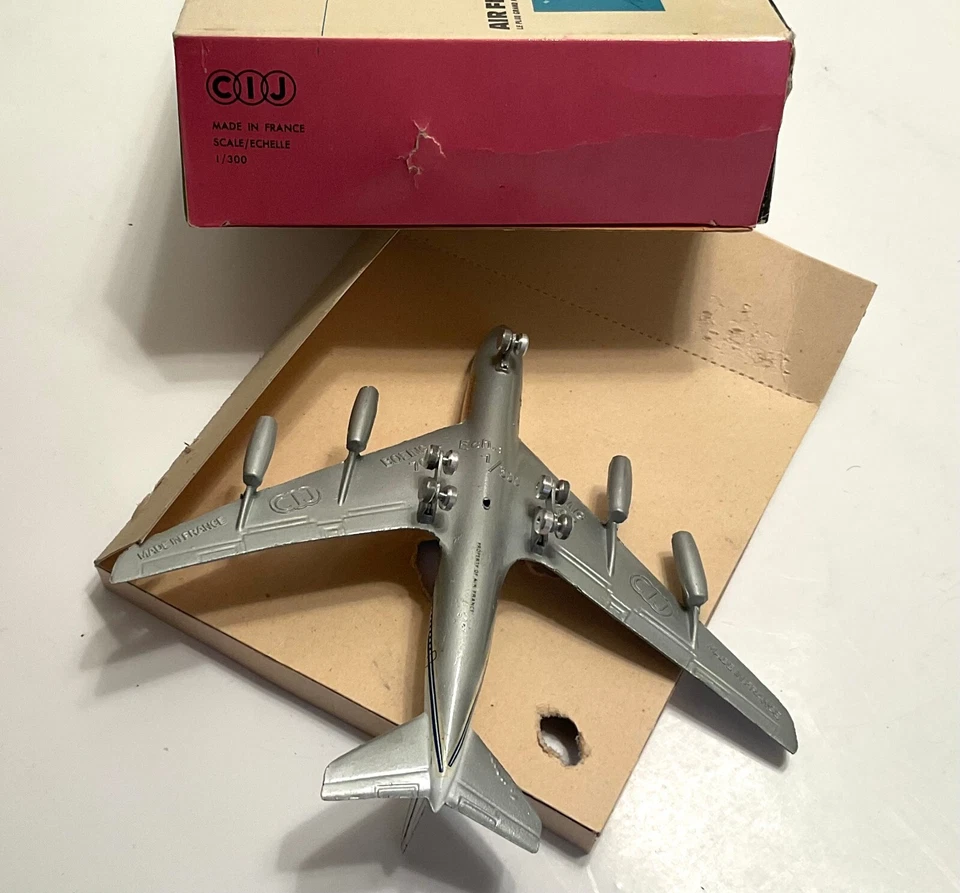 1959 CIJ France A46 BOEING 707 passenger jet AIR FRANCE 1/300 promotional BOXED - Image 4 of 4