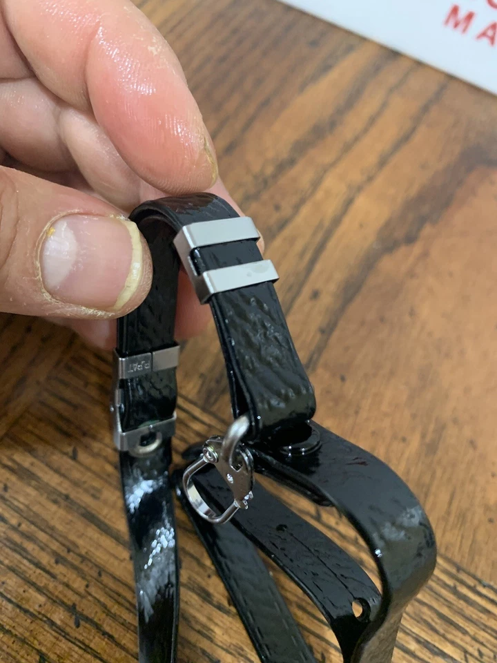 Cinturón de hombro con correa de cuero SONY VINTAGE Foto 4 de 4