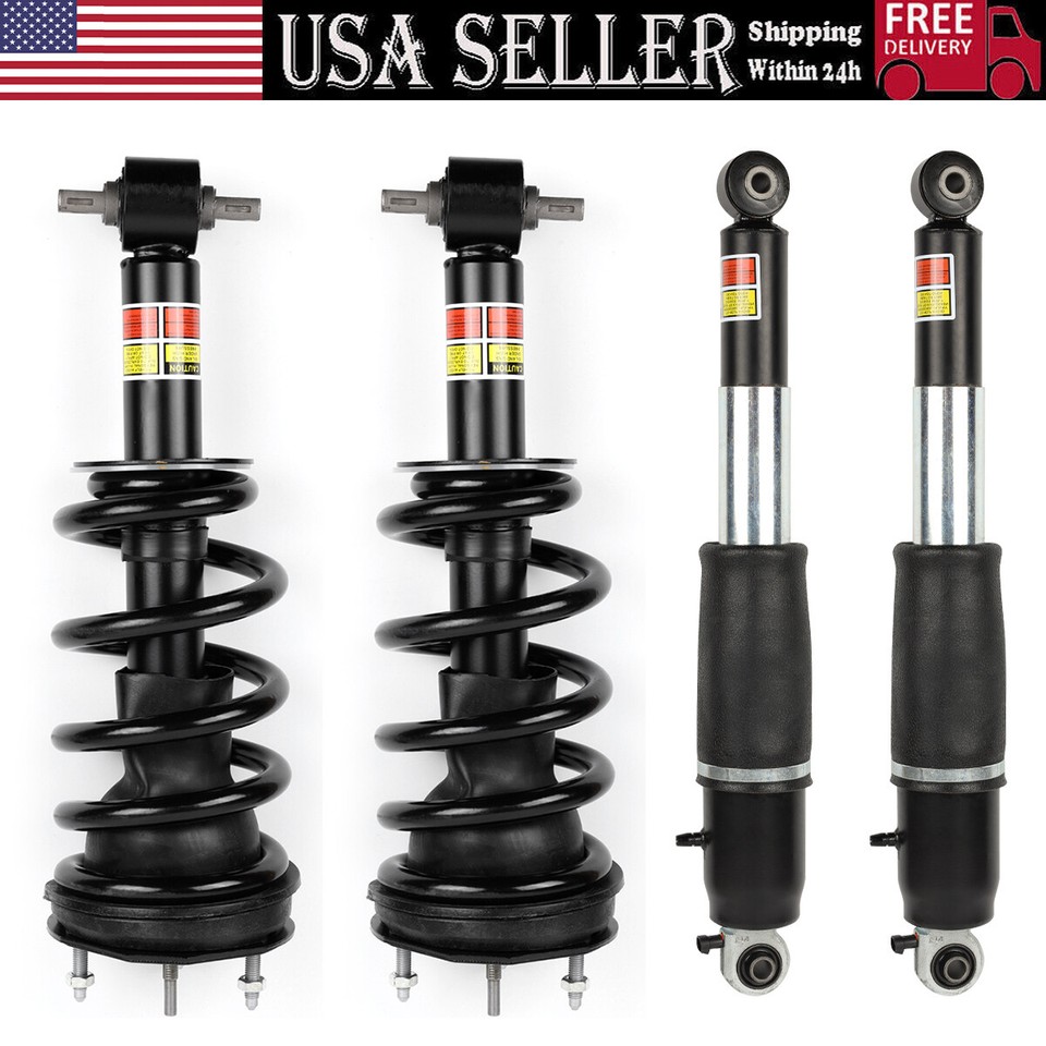 4X Front Rear Shocks Struts Assembly 20072014 For Cadillac Escalade