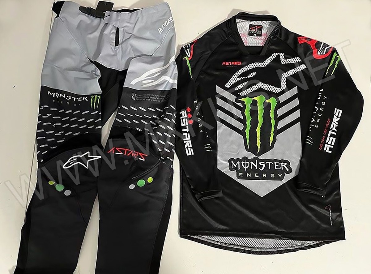 ALPINESTARS RAPTOR MONSTER ENERGY 2024 MOTOCROSS OFFROAD GEAR SET 