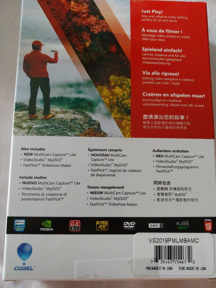 New sealed Corel VideoStudio Pro 2019 - Image 2 of 2