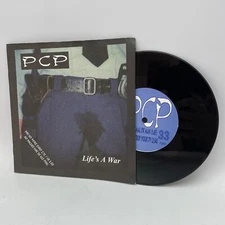 PCP Life's A War Vinyl 7" EP 33RPM Spain 1999 OG Press VG+/VG+ Hardcore Punk