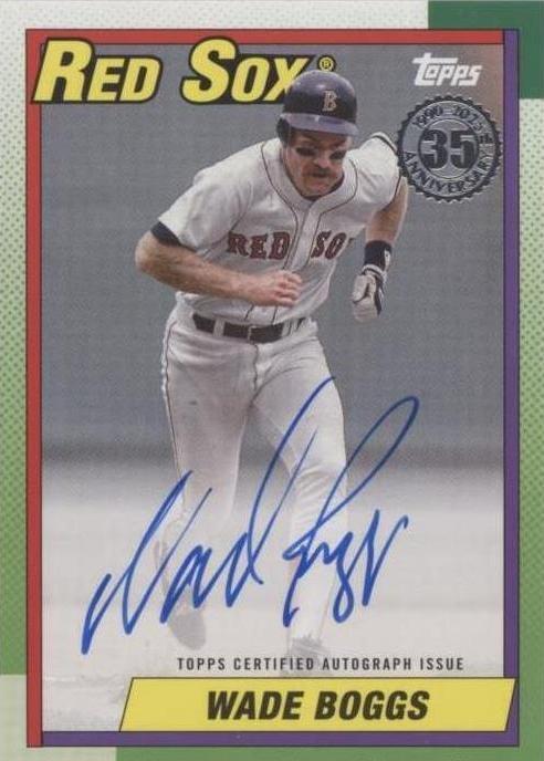 2025 Topps Series 1 - Wade Boggs #90AU-WB - 1 of 1