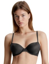 Calvin Klein Sheer Marquisette Demi Bra Lightly Lined Womens Lingerie 000QF6068E