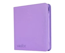 Vault X Just Purple 12-Pocket Exo-Tec Zip Binder - 480 Cards - New