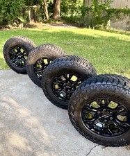 Oem Chevy Silverado Zr2 18 Wheels Goodyear Wrangler Mt Tires 27570r18 Set Oem Chevy Silverado Zr2 18 Wheels Goodyear Wrangler Mt Tires 27570r18 Set