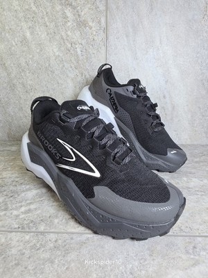 Brooks Caldera 8 Womens Trail Running Shoes Size 7.5 Black White DNA LOFT V3