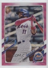 2021 Topps Chrome Update Target Pink Wave Refractor Kevin Pillar #USC6 0ce9