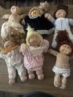 Vintage 1982 Cabbage Patch Kids Lot of 6 Coleco Dolls + Clothes – Soft Body