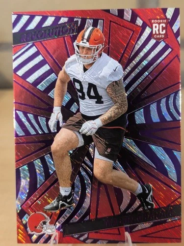 2025 Panini Revolution Football Purple Storm Mason Graham #227