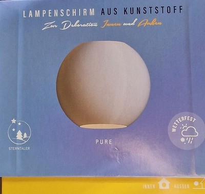 DecoTrend Lampenschirm Pure groß 12 cm ohne Beleuchtung,  Art. Nr. 5001  TOP
