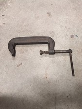 Wilton 108, 8” C-Clamp, Drop Forged Steel, 12,500 Lb. Nice shape.