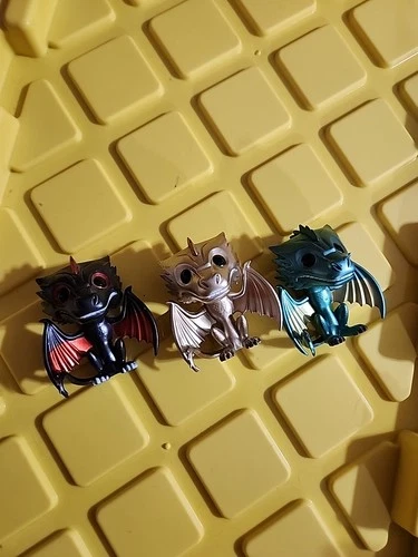 Game Of Thrones Dragons Set Of 3 Funko Pops- No Box
