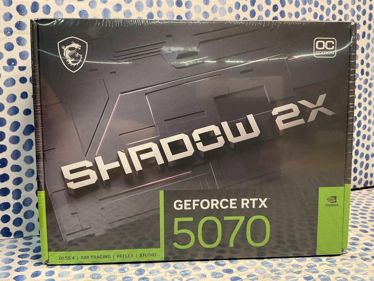 MSI SHADOW 2X OC GeForce RTX 5070 12 GB Video Card | eBay