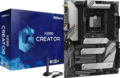 ASRock X299 Creator Mainboard Intel 2066 8x DDR4 Intel X299 USB-C 7.1 Sound ATX