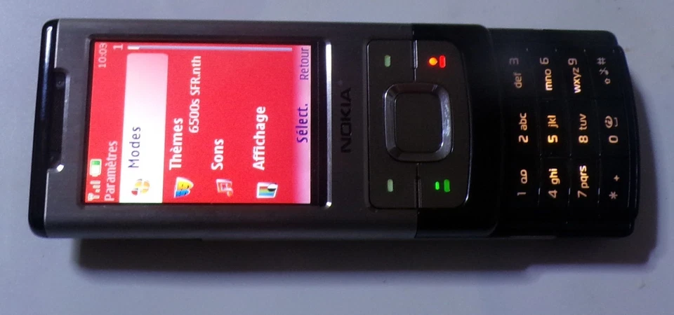 Nokia 6500 SLIDE sur le réseau SFR - Photo 4/4