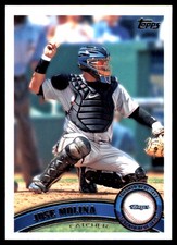 Jose Molina 2011 Topps #414 Blue Jays MLB READ FREE SHIPPING AutographDen