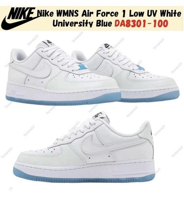 Nike WMNS Air Force 1 Low UV White University Blue DA8301-100 Women's Size