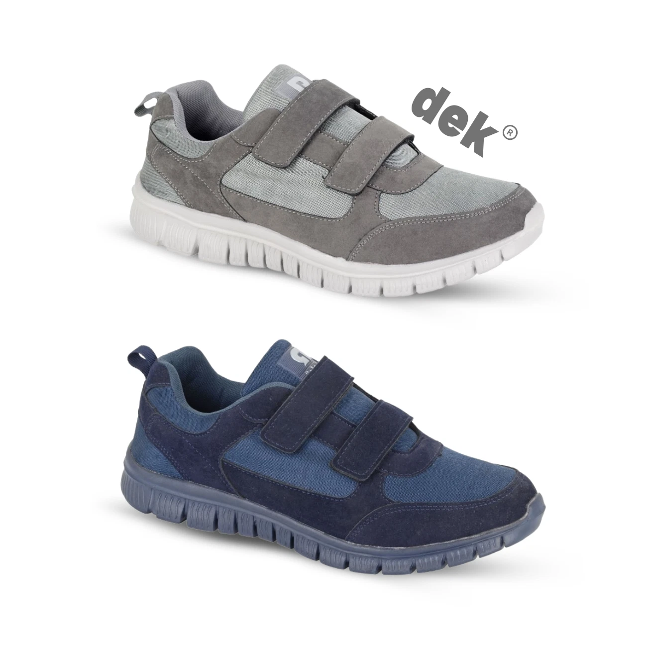 Mens Lightweight Suede Trainers Touch Fastening Memory Foam Comfort Walking
Opens in a new window or