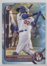 2022 Bowman Prospects Sky Blue Border 373/499 Diego Cartaya #BP-103 0j7y