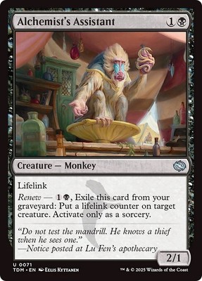 ALCHEMIST'S ASSISTANT x4 mtg NM-M Tarkir Dragonstorm 4 Unc