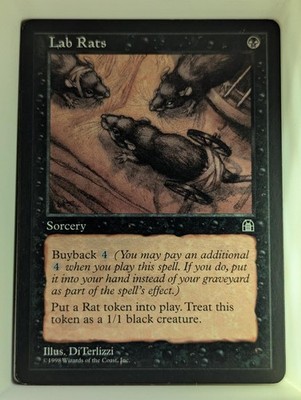 Lab Rats Common Stronghold Magic: The Gathering Near Mint