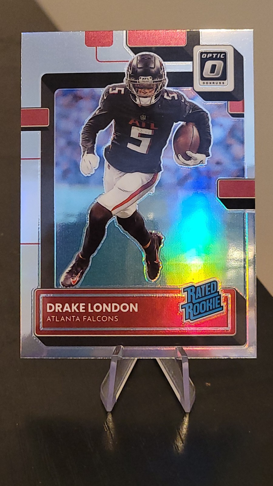 2022 Optic Drake London Rated Rookie Silver Prizm Holo #207 RC