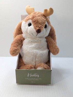 Hot Water Bottle Shop Heaties Winter Bunny Rabbit Jackalope Cuddle Toy Plush NEW