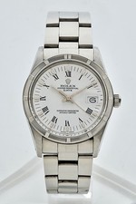 Rolex Oyster Perpetual Date 1986 Box & Papers Ref 15010 Gents Vintage Watch 34mm