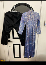 Saigon HONGKONG Tailors o D i Vietnamese Silk Brocade Set Vintage Pre 1975