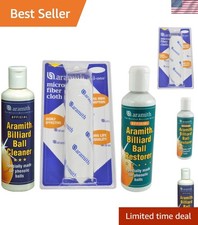 Microfiber Pool Ball Cleaner and Towel Set - Perfect for Home and Business Use