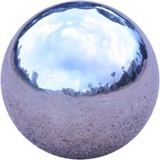 Gazing Balls for Garden,Home Outdoor Hollow Sphere Stainless Steel Gazing 6 Inch