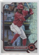 2022 Bowman Chrome Prospects Mega Box Mojo Refractor Michel Triana #BCP-75 0wb1