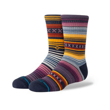 Stance Curren Kids Socks Size YL 3-5.5