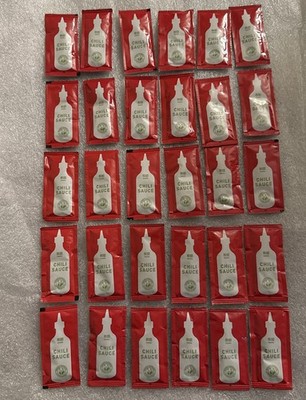 Lot x30 Panda Express CHILI Sauce Packets Free Shipping